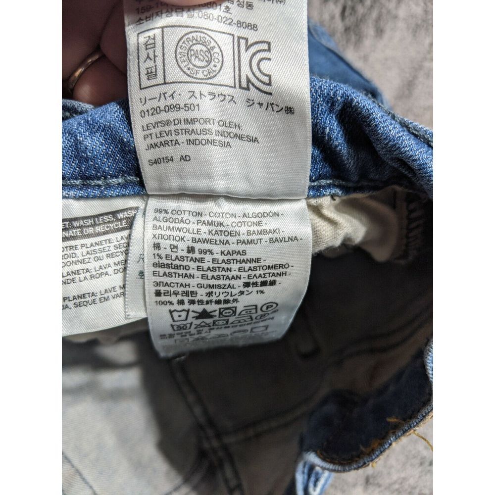 Levi's 514 Straight Fit Jeans Men's Size 38x30 Medium Wash - Picture 5 of 12